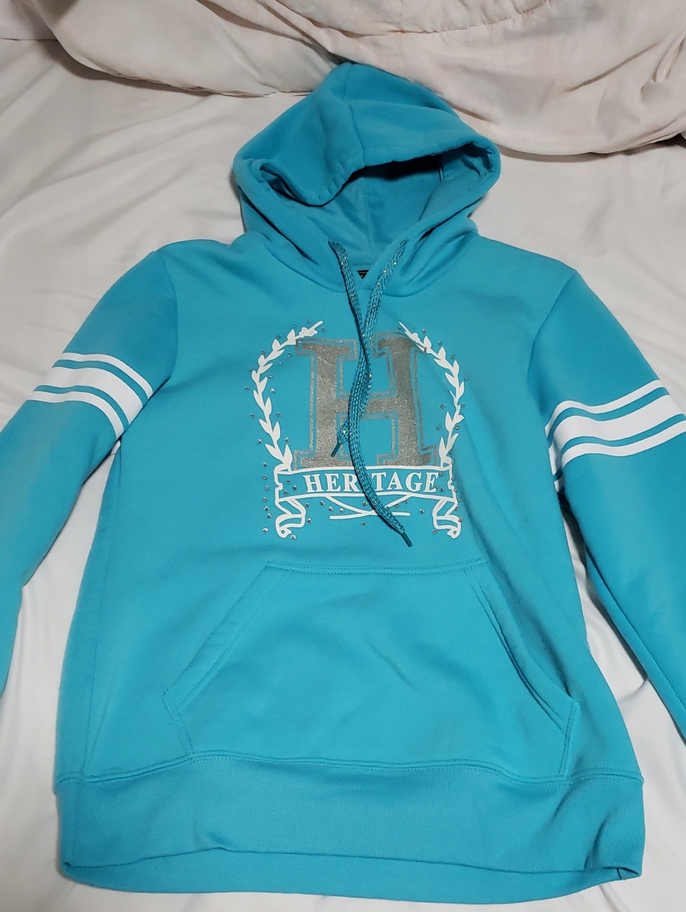 Heritage Men's Zip-Up Hoodie in Teal